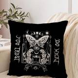 Fashionable Vintage Butterfly  Monster Style Pillow Case - Multicolor - 45*45