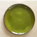 Håndlavet keramik - Grøn - keramik Tallerken lille Ø 16 cm