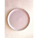 Lille keramik tallerken – Lyserød