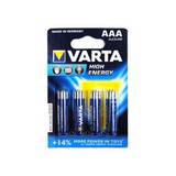 Varta Micro High Energy AAA Alkaline 4-Pack batteri
