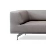 Fredericia Furniture 450 Delphi 3 Pers. Sofa L: 325 cm - Fiord 171/Aluminium