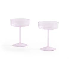 Tint Coupe Champagneglas 2 pk pink fra HAY