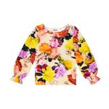 Molo Raina floral cotton-blend jersey top - multicoloured - Y 7