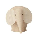 WOUD Design - Træfigur, Elefant, Medium, H:16 cm