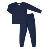 Pyjamas Sæt | Dark Blue Fra Joha - DARK BLUE - 90