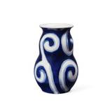 Kähler Tulle Vase H: 13 cm - Blå