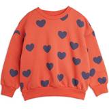 Mini Rodini - Organic Hearts sweatshirt - Orange - str. 104-110 cm