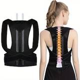1 stk unisex posture corrector-forstærket ryg skulderstøtte-komfortabel, justerbar pasform til daglig aflastning af rygsmerter øger holdningen Lightinthebox