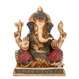 Ganesha - flerfarvet 20cm