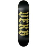 Verb Calligraphy Skateboard Deck - Gold