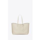 White Calf Leather Tote Shoulder Bag - Black, Color_Sort, Dame, new-with-tags, Saint Laurent, Shoulder Bags - Women - Bags, Skuldertasker, Sort, Tasker, Tote Bags - Women - Bags - ONESIZE