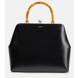 Jil Sander Goji Medium leather tote bag - black - One size fits all
