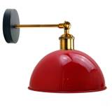 Vintage retro stil moderne væglampe blank væglampe armatur-rød