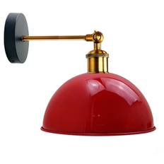 Vintage retro stil moderne væglampe blank væglampe armatur-rød