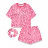 Barbie Girls All-Over Print Short Pyjama Set - 3-4 Years / Pink