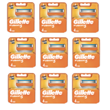 Gillette - Fusion Manual Blades 4 Pack x 9 - Fri fragt og klar til levering