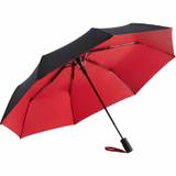 Gold taske paraply en rigtig luksus paraply - Rød og sort