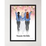 Design-selv plakat, Team Bride