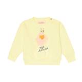 The Animals Observatory Baby Bear printed cotton sweater - yellow - 80