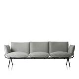 Magis - Officina 3-seat sofa Black frame/Amby 02