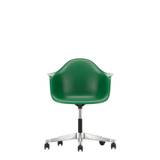 Eames Plastic Armchair PACC med hjul fra Vitra (Emerald)