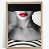 Plakat - Red lips