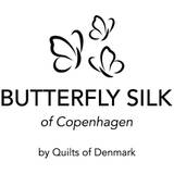Silke sengetøj 200x200 cm - Ensfarvet sort sengetøj til dobbeltdyne - 100% Silke - Butterfly Silk