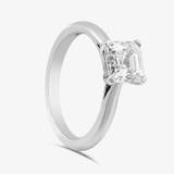 Brown & Newirth Platinum 1.75ct Asscher Cut Diamond Solitaire Ring 10-80-293/24-09-152 M