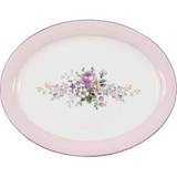 GreenGate Oval Serving Plate Marie Dusty Rose