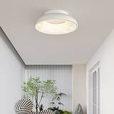 tæt til loftslamper kreativ hvid loftslampe led forsænket loftslampe, enkel moderne dæmpbar belysningsarmaturer til spisestue gang stue soveværelse veranda Lightinthebox
