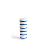 HAY - Column Candle Large - Off-white and blue