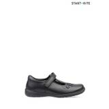 Start-Rite Star Jump Black Leather School Shoes F & G Fit