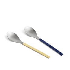 HAY - MVS Serving Spoon, Set of 2 Dark Blue And Yellow