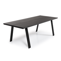6210 spisebord - flere farver og str. - 110 cm. / 280 cm. / Sæbebehandlet eg
