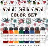 XTreme Ink - OLD SCHOOL COLOR SET - 8x30 ML