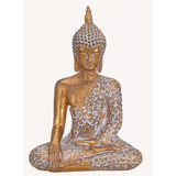 Thailandsk Buddha i "witness the earth" position 24 cm - Thailanske Buddha statuer - GodKarmaShop