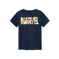 Name It Bluse T-shirt SS Mango Marvel Captain America Dark Sapphire 134-140 / 9-10 år