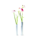 Slim Vase, Stål - 17 cm