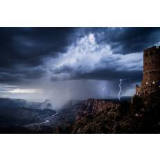 Grand Canyon Thunderstorm Poster 21x30 cm