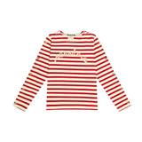Scotch & Soda Kids Striped cotton jersey top - multicoloured - 116