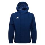 adidas Jakke All Weather Entrada 22 - Mørkeblå/Hvid Børn - 140 cm