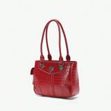 SHEIN Medieval Handbag Female 2024 New Fashion Niche Design Handbag Large-Capacity Retro Square Bag