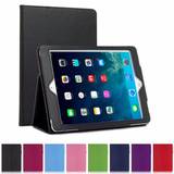 Ensfarvet enkelt cover til iPad Air, iPad Air 2, iPad 5, iPad 6 - - red