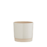 Lotte | Urtepotteskjuler i keramik m. glasur - Ø 13 cm
