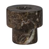 Mette Ditmer Marble lysestage - small - brown