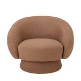 Bloomingville Ted Lounge Stol, Brun, Polyester