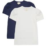 Creamie T-shirt - 2-pak - Cloud/Navy - Creamie - 1 år (80) - T-Shirt