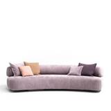 Moroso - Gogan 3 Seater Sofa,Fabric Cat. S Yeti A8825 Cream
