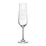 Personligt champagneglas | Champagneglas med Gravering | 20 cl. | Bohemian glas