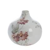Sanella håndmalet vase H27 cm. rosa
